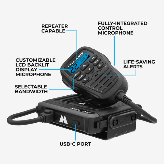 MXT275 15W MicroMobile GMRS Two-Way Radio
