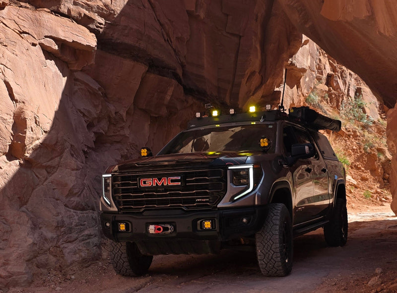 Load image into Gallery viewer, AT4X / ZR2 1500 AEV Bumper Fog Light mounts
