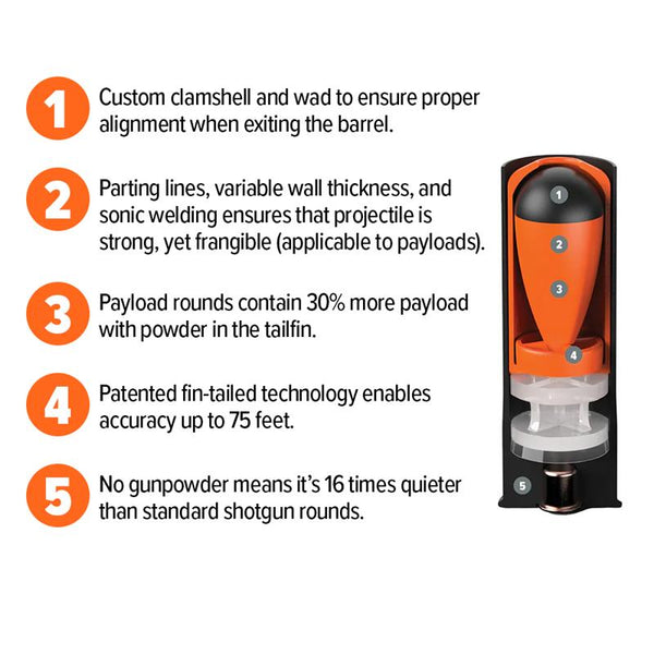 Load image into Gallery viewer, 12 ga Kinetic Projectiles
