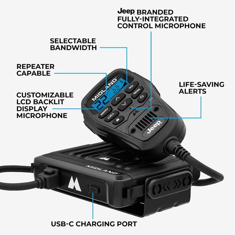 Load image into Gallery viewer, MXT275J 15W MicroMobile GMRS Two-Way Radio

