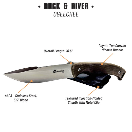 Ruck & River Ogeechee Fixed Blade Knife